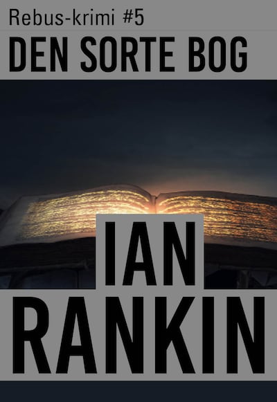 Den sorte bog – omslag til lydbogen af Ian Rankin
