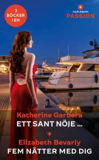 Ett sant nöje … / Fem nätter med dig – omslag till ljudboken av Elizabeth Bevarly,Katherine Garbera