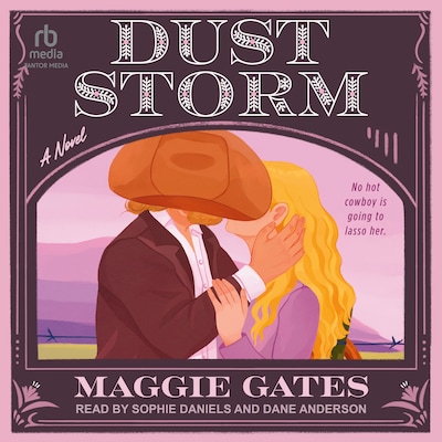 Dust Storm – omslag til lydbogen af Maggie Gates