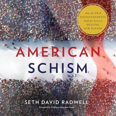 American Schism – omslag til lydbogen af Seth David Radwell