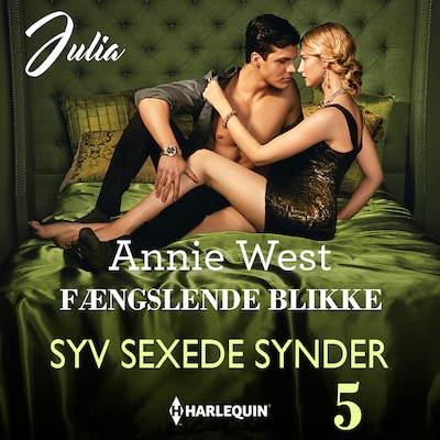 Fængslende blikke – omslag til lydbogen af Annie West