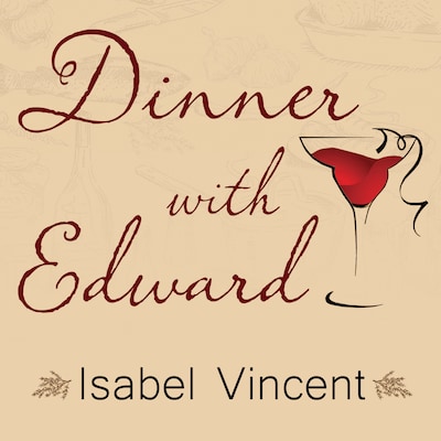 Dinner with Edward – omslag til lydbogen af Isabel Vincent