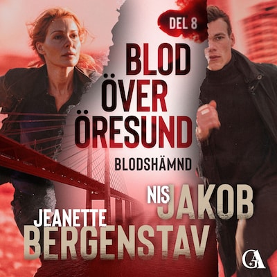Blodshämnd – omslag till ljudboken av Jeanette Bergenstav, Nis Jakob