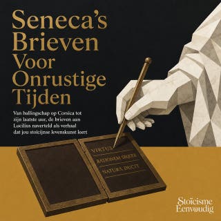 Seneca's Brieven Voor Onrustige Tijden: Van Ballingschap Op Corsica Tot Zijn Laatste Uur, De Brieven Aan Lucilius Naverteld Als Verhaal Dat Jou Stoïcijnse Levenskunst Leert – omslag van het luisterboek van Stoïcisme Eenvoudig