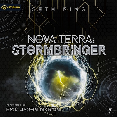 Nova Terra: Stormbringer – omslag til lydbogen af Seth Ring