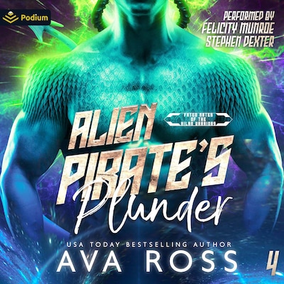 Alien Pirate's Plunder – omslag til lydbogen af Ava Ross