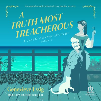 A Truth Most Treacherous – omslag til lydbogen af Genevieve Essig