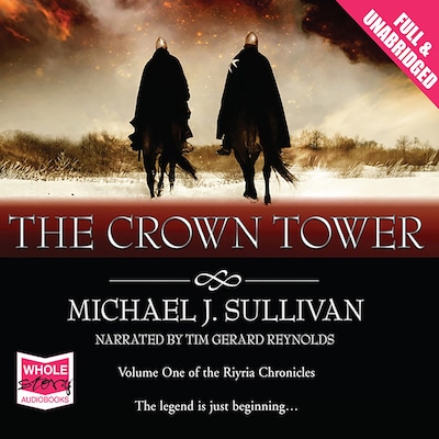 The Crown Tower – omslag til lydbogen af Michael J. Sullivan