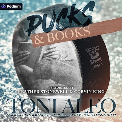 Pucks and Books – omslag til lydbogen af Toni Aleo