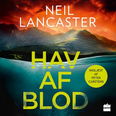 Hav af blod – omslag til lydbogen af Neil Lancaster