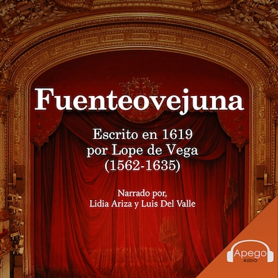 Fuenteovejuna - A Spanish Play – omslag til lydbogen af Lope de Vega