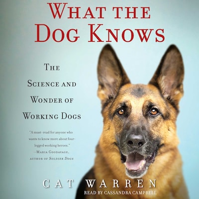 What the Dog Knows – omslag til lydbogen af Cat Warren