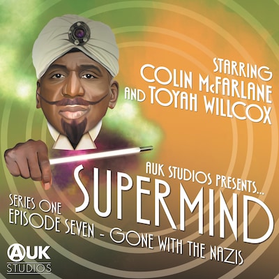 Supermind: Gone with the Nazis – okładka audiobooka, autor Barnaby Eaton-Jones, Nic Ford
