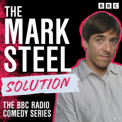 The Mark Steel Solution – omslag til lydbogen af Mark Steel