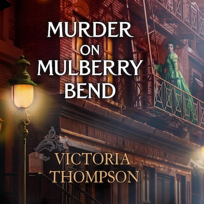 Murder on Mulberry Bend – omslag til lydbogen af Victoria Thompson