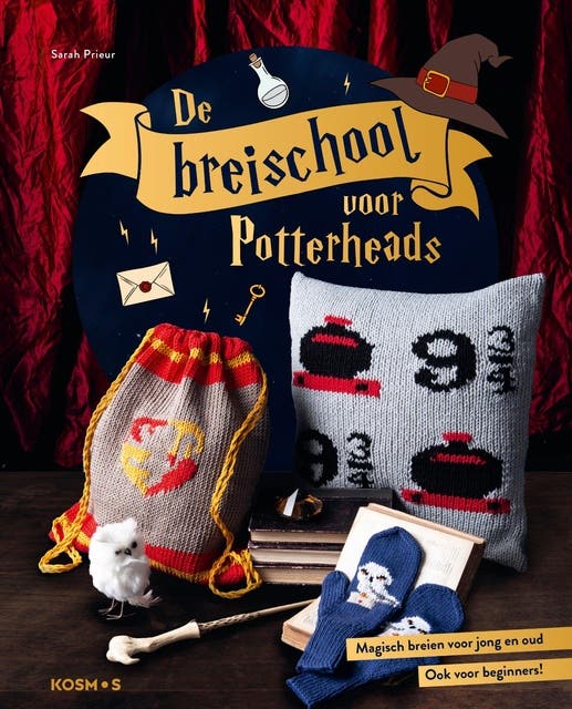 De breischool voor Potterheads: Magisch breien voor jong en oud – omslag van het luisterboek van Sarah Prieur