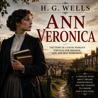 Ann Veronica: A young woman in Edwardian England bravely seeks personal freedom, genuine experience, and unconventional love. – omslag till ljudboken av H. G. Wells