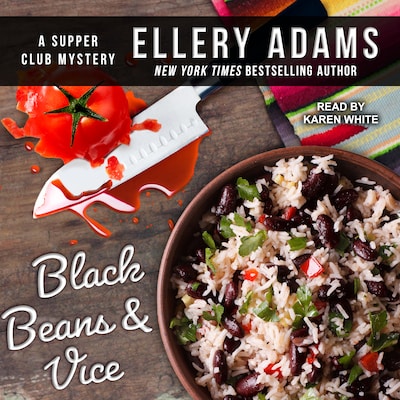 Black Beans & Vice – omslag til lydbogen af Ellery Adams