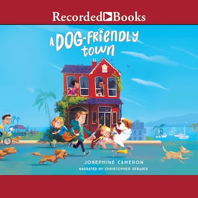 A Dog Friendly Town – omslag til lydbogen af Josephine Cameron