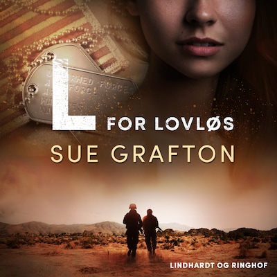 L for lovløs – omslag til lydbogen af Sue Grafton