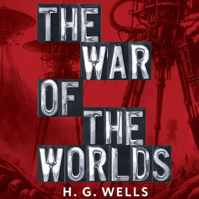 The War of the Worlds – omslag til lydbogen af H.B. Wells