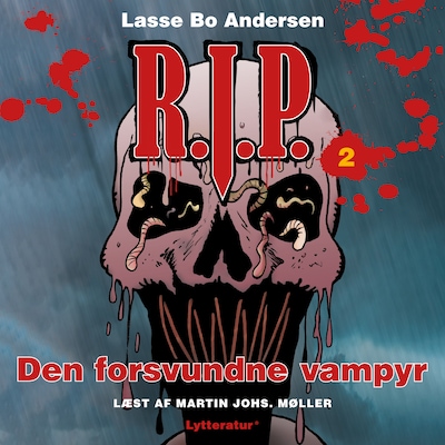 Den forsvundne vampyr – omslag til lydbogen af Lasse Bo Andersen