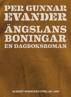 Ängslans boningar : en dagboksroman – omslag till ljudboken av Per Gunnar Evander