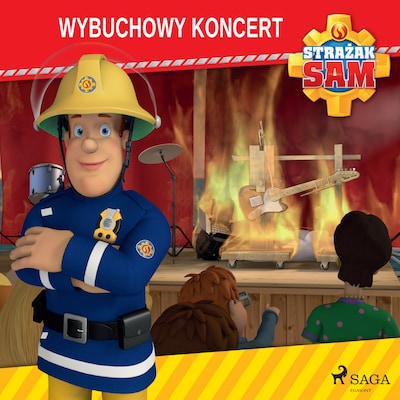Strażak Sam - Wybuchowy koncert – okładka audiobooka, autor Mattel