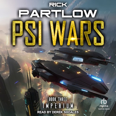 Psi Wars 3 – omslag til lydbogen af Rick Partlow