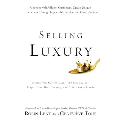 Selling Luxury – omslag til lydbogen af Robin Lent, Alain-Dominique Perrin, Genevieve Tour