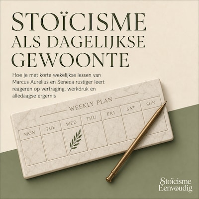 Stoïcisme Als Dagelijkse Gewoonte – omslag van het luisterboek van Stoïcisme Eenvoudig