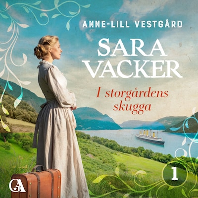 I storgårdens skugga – omslag till ljudboken av Anne-Lill Vestgård