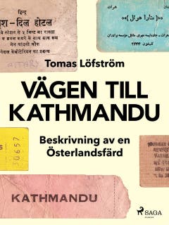 Vägen till Kathmandu – omslag till ljudboken av Tomas Löfström