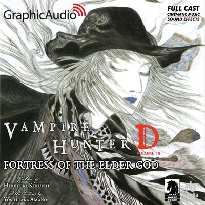 Fortress Of the Elder God [Dramatized Adaptation] – omslag til lydbogen af Hideyuki Kikuchi, Yoshitaka Amano