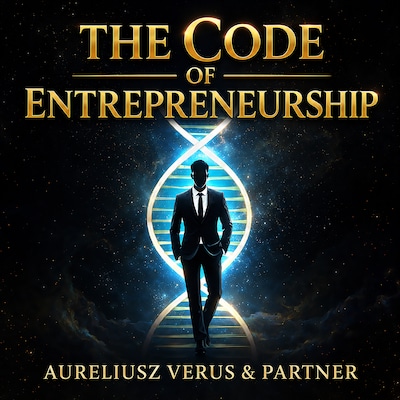 The Code of Entrepreneurship: The DNA of an Effective Entrepreneur – omslag til lydbogen af Aurelius Verus