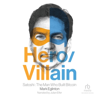 Hero/Villain – omslag til lydbogen af Mark Eglinton