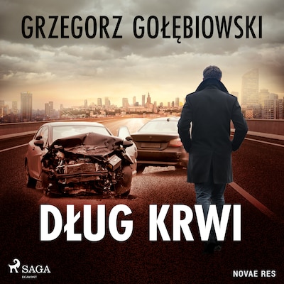 Dług krwi – okładka audiobooka, autor Grzegorz Gołębiowski