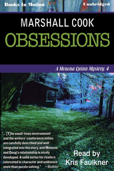 Obsessions – omslag til lydbogen af Marshall Cook