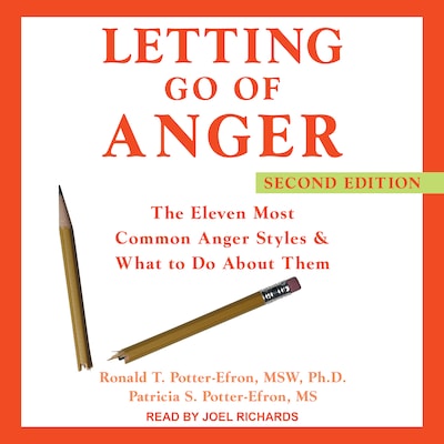 Letting Go of Anger – omslag til lydbogen af Ronald T. Potter-Efron, MSW, PhD, Patricia S. Potter-Efron, MS