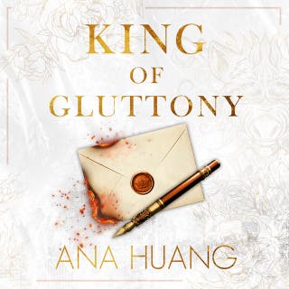 King of gluttony – omslag van het luisterboek van Ana Huang