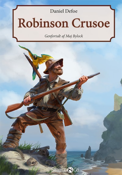 Robinson Crusoe – omslag til lydbogen af Maj Bylock, Daniel Defoe