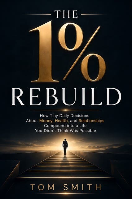 The 1% Rebuild: How Tiny Daily Decisions About Money, Health, and Relationships Compound into a Life You Didn't Think Was Possible – omslag til lydbogen af Tom Smith