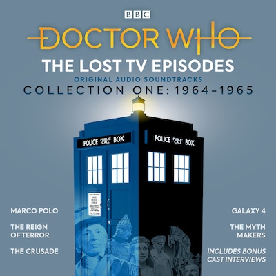 Doctor Who: The Lost TV Episodes Collection One 1964-1965 – omslag til lydbogen af Dennis Spooner, John Lucarotti, William Emms