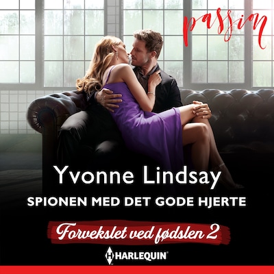 Spionen med det gode hjerte – omslag til lydbogen af Yvonne Lindsay