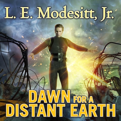 Dawn for a Distant Earth – omslag til lydbogen af L. E. Modesitt, Jr.