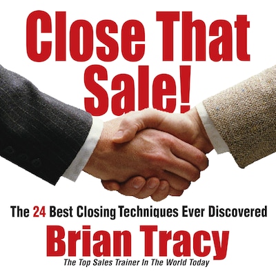 Close That Sale! – omslag til lydbogen af Brian Tracy