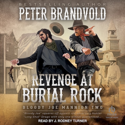 Revenge at Burial Rock – omslag til lydbogen af Peter Brandvold