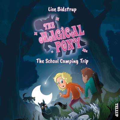 The Magical Pony #4: The School Camping Trip – omslag til lydbogen af Lise Bidstrup