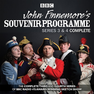 John Finnemore’s Souvenir Programme: Series 3 & 4 – omslag til lydbogen af John Finnemore