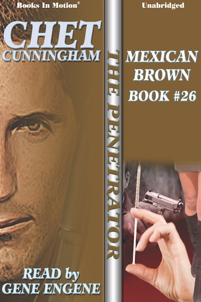 Mexican Brown – omslag til lydbogen af Chet Cunningham